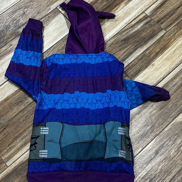 Fortnite kids blue llama hoodie - Picture 5 of 8